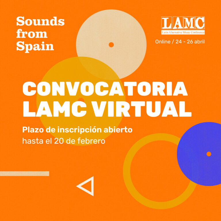 CONVOCATORIA SOUNDS FROM SPAIN PARA LAMC VIRTUAL (DEL 24 AL 26 DE ABRIL DE 2024)