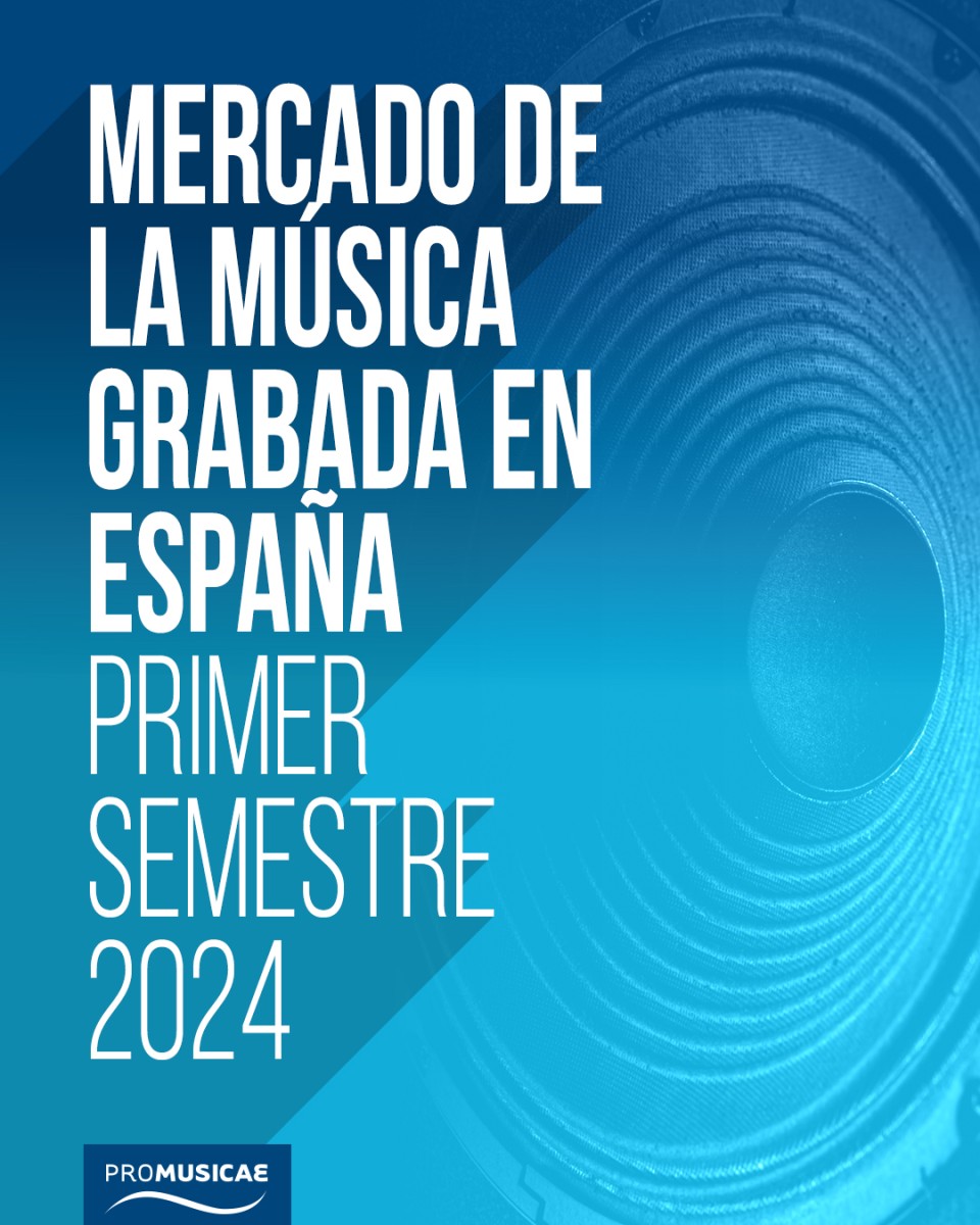 THE SPANISH RECORDING MARKET GROWS 16.6% DURING H1 2024