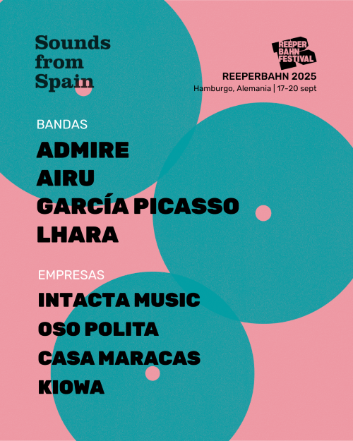 SOUNDS FROM SPAIN Y EL FESTIVAL REEPERBAHN ANUNCIAN LAS BANDAS ESPAÑOLAS QUE PARTICIPARÁN LA EDICIÓN 2025