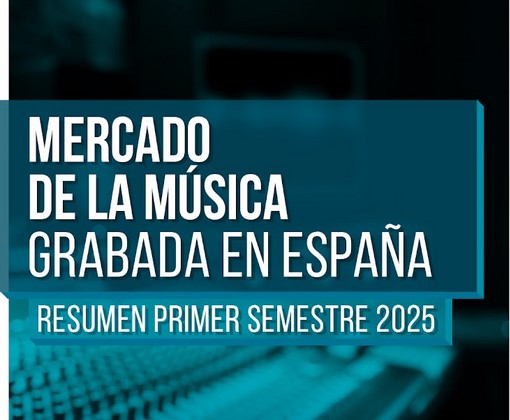 THE SPANISH RECORDING INDUSTRY 10.4%  GROWTH IN THE FIRST HALF OF 2025