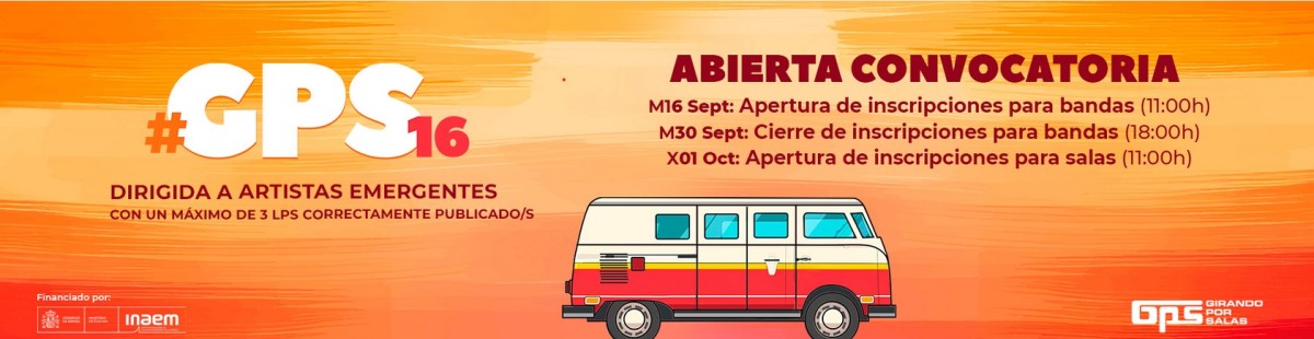 NUEVA CONVOCATORIA  GIRANDO POR SALAS #GPS16