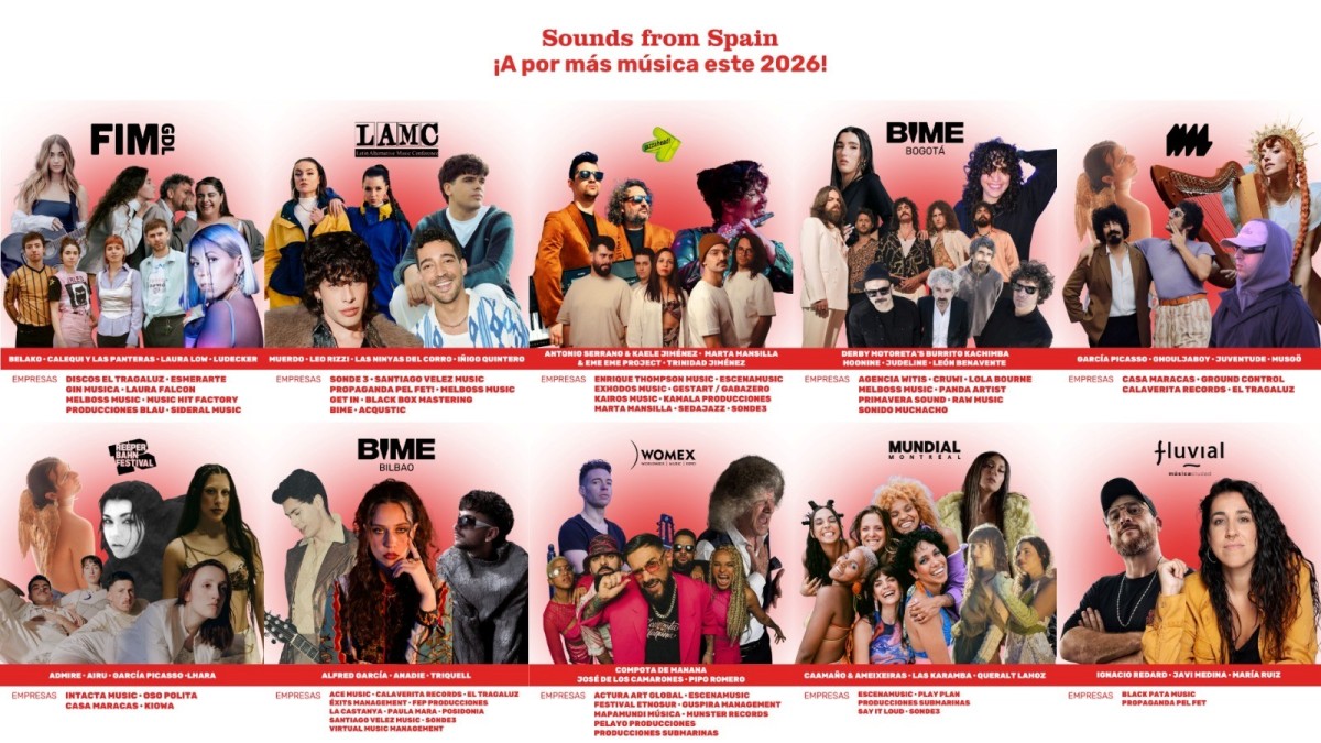 ¡A SEGUIR INTERNACIONALIZANDO LA MÚSICA ESPAÑOLA EN 2026!