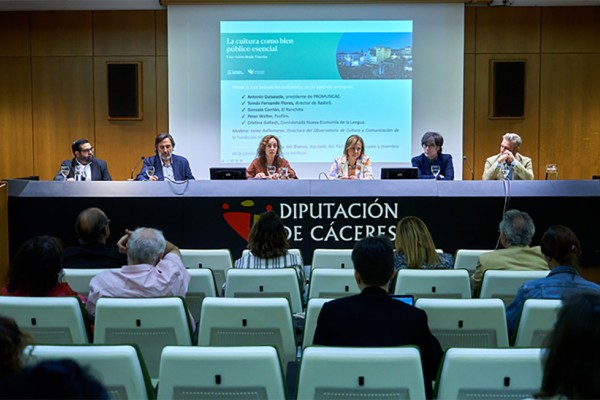 PROMUSICAE PARTICIPA EN LA JORNADA SOBRE CULTURA EN CÁCERES POR LA REUNIÓN INFORMAL DE MINISTROS POR LA PRESIDENCIA ESPAÑOLA DE LA UE