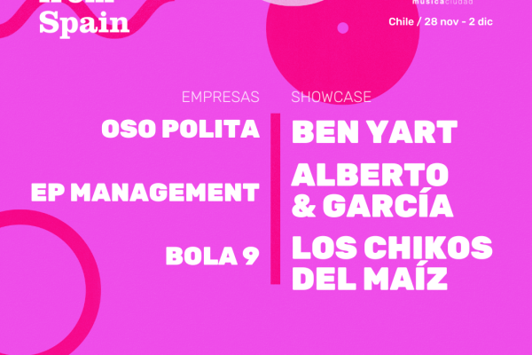SOUNDS FROM SPAIN VUELVE A CHILE PARA PARTICIPAR EN LA 7ª EDICIÓN DE FLUVIAL