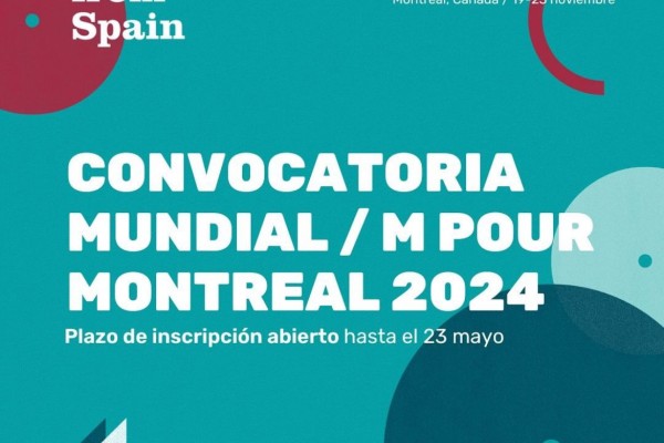 CONVOCATORIA SOUNDS FROM SPAIN PARA M POUR MONTREAL/MUNDIAL EN MONTREAL (CANADÁ)