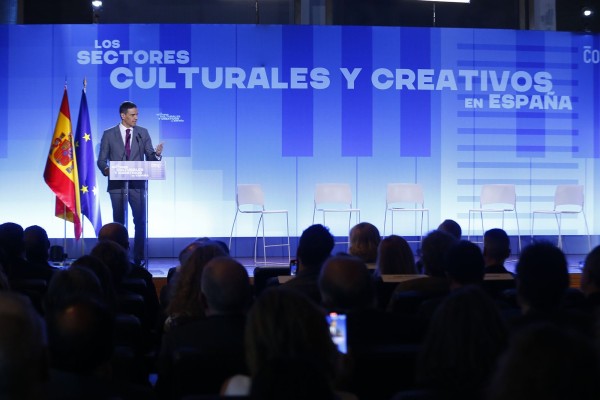 EL PRESIDENTE DEL GOBIERNO PRESIDE EL ACTO DE PRESENTACIÓN DEL INFORME LOS SECTORES CULTURALES Y CREATIVOS