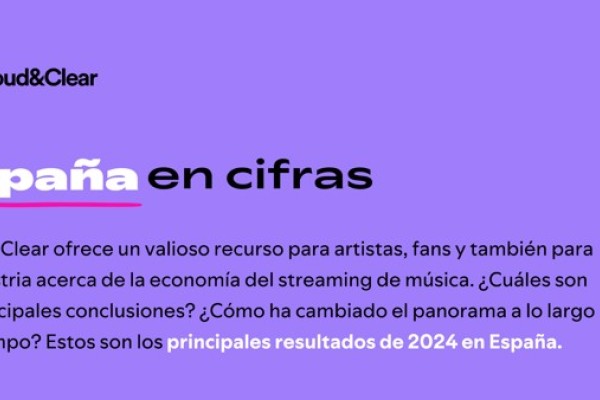 SPOTIFY PRESENTA LOS NUEVOS DATOS DE LOUD & CLEAR  SOBRE LA ECONOMÍA DEL STREAMING EN ESPAÑA