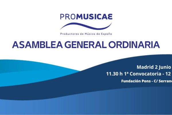 RESULTADO DE LAS VOTACIONES DE LA ASAMBLEA ORDINARIA DE PROMUSICAE 2025