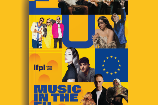 LOS INGRESOS DE LA MÚSICA GRABADA EN LA UE ALCANZAN LOS 6.000 MILLONES DE EUROS MIENTRAS LA MÚSICA, LA CULTURA Y LA INNOVACIÓN EUROPEAS SIGUEN SOBRESALIENDO