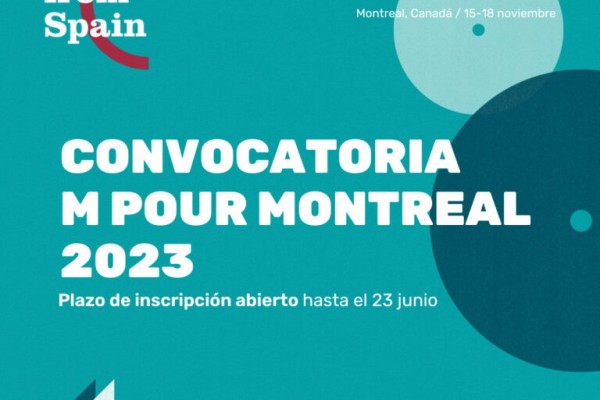 CONVOCATORIA SOUNDS FROM SPAIN PARA PARTICIPAR EN M POUR MONTREAL